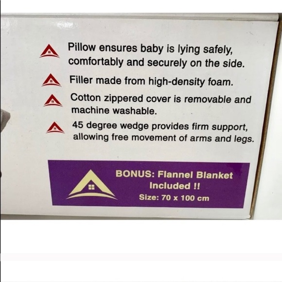 Baby wedge pillow & blanket NIB - Picture 2 of 4